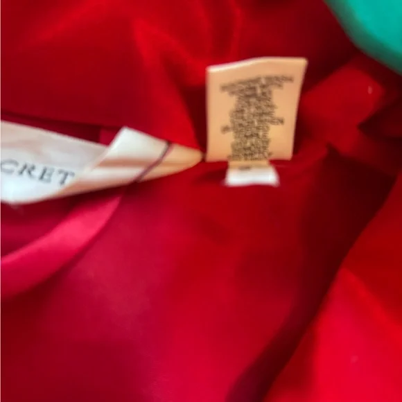 Victoria's Secret Vibrant Red Satin Silky Robe Size Small - Picture 6 of 9
